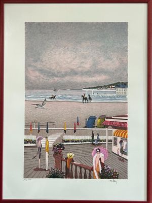 Jean-Claude QUILICI (1941) Une lithographie signée représent…