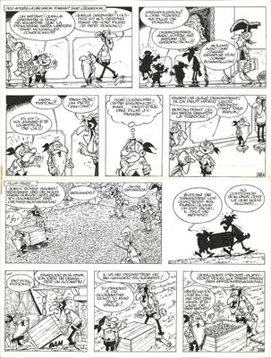 REMACLE (1926-1999). Vieux Nick et Barbe Noire.