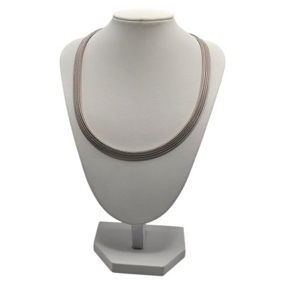 PIERRE LANG Vienna Collier en plaqué argent à fermoir aimant…