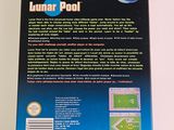 the back cover of a game box for the nintendo game lunar pool