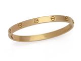Bracelet « Love » Cartier en or jaune 18 carats