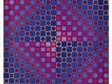 an image of a red and blue square pattern on a white background