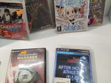 a lot of video games that are on the table