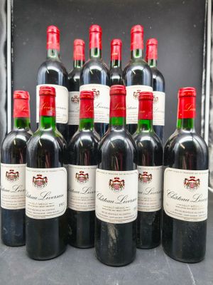 12 Bts CHATEAU LIVERSAN(B a mieux,etlt,cla) Haut Medoc 1985