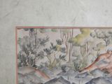 a picture of a painting on the wall of a room