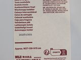 the back of a bottle of liquid with a label on it