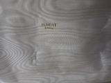 an image of a close up of a white bag with a name on it