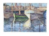 many boats that are docked in the water