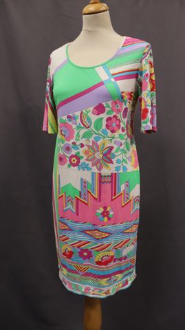 LEONARD – Robe d’été légère à motifs floraux, taille 40 à vue (ét...