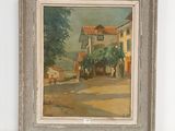 a picture of a painting hanging on a wall