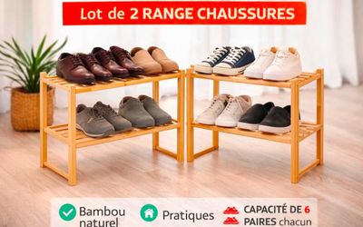 lot de 2 paires de chaussures