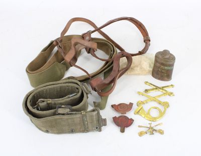 a lot of items that are sitting on a white surface
