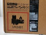 a cardboard box with a picture of a fire hydrant on it