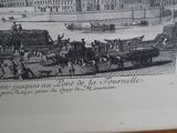 a picture of a picture of a horse drawn carriage on the street