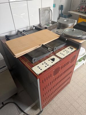Four à pizza 2 bouches, électrique (avec plaques terres cuit…