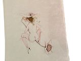 an image of a drawing of a woman on a skateboard