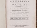 an open book with a black and white title on it