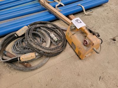 a lot of tools that are laying out on the ground