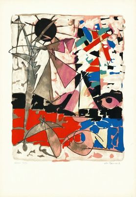 Claude Venard (1913-1999) - Bord de mer, Lithographie origin…