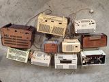 many different types of electronic equipment on the floor