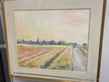 a picture of a painting hanging on a wall