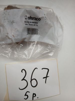 Lot de 5 filtres en bronze code 202007, marque SFERACO