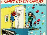 the cover of the book le bureau des gaffes en grosse