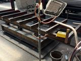 a machine that is sitting on a pallet in a warehouse