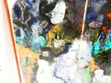 a picture of a painting on the wall of a room