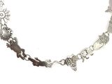 silver plated necklace with fish, turtle, turtle, turtle, turtle, turtle, turtle, turtle, turtle, turtle, turtle turtle, turtle, turtle,