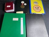 a lot of books that are sitting on a table