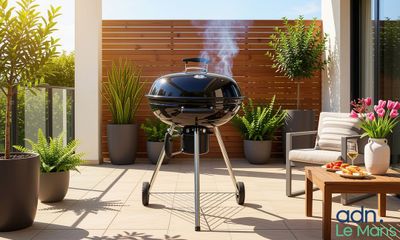 Barbecue à charbon 47 cm sur 3 pieds, avec couvercle ventilé…