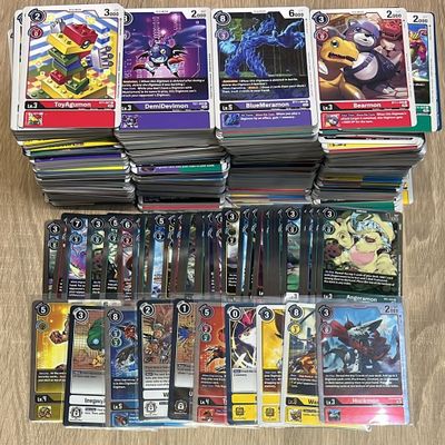 Digimon : Lot DE 1000 Cartes Anglaise Dont 10 Rares ET 30 BR…
