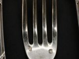 a fork and a knife sitting on a table