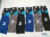 six paires de chaussettes de sport pour homme de différentes couleurs