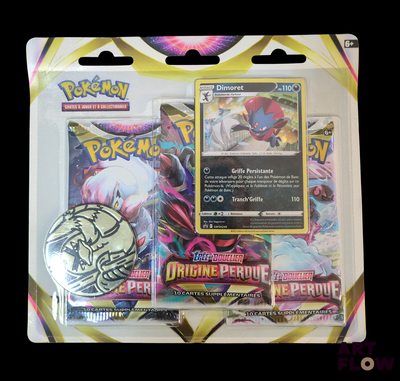 une photo d'une boîte de cartes Pokémon posée sur une table