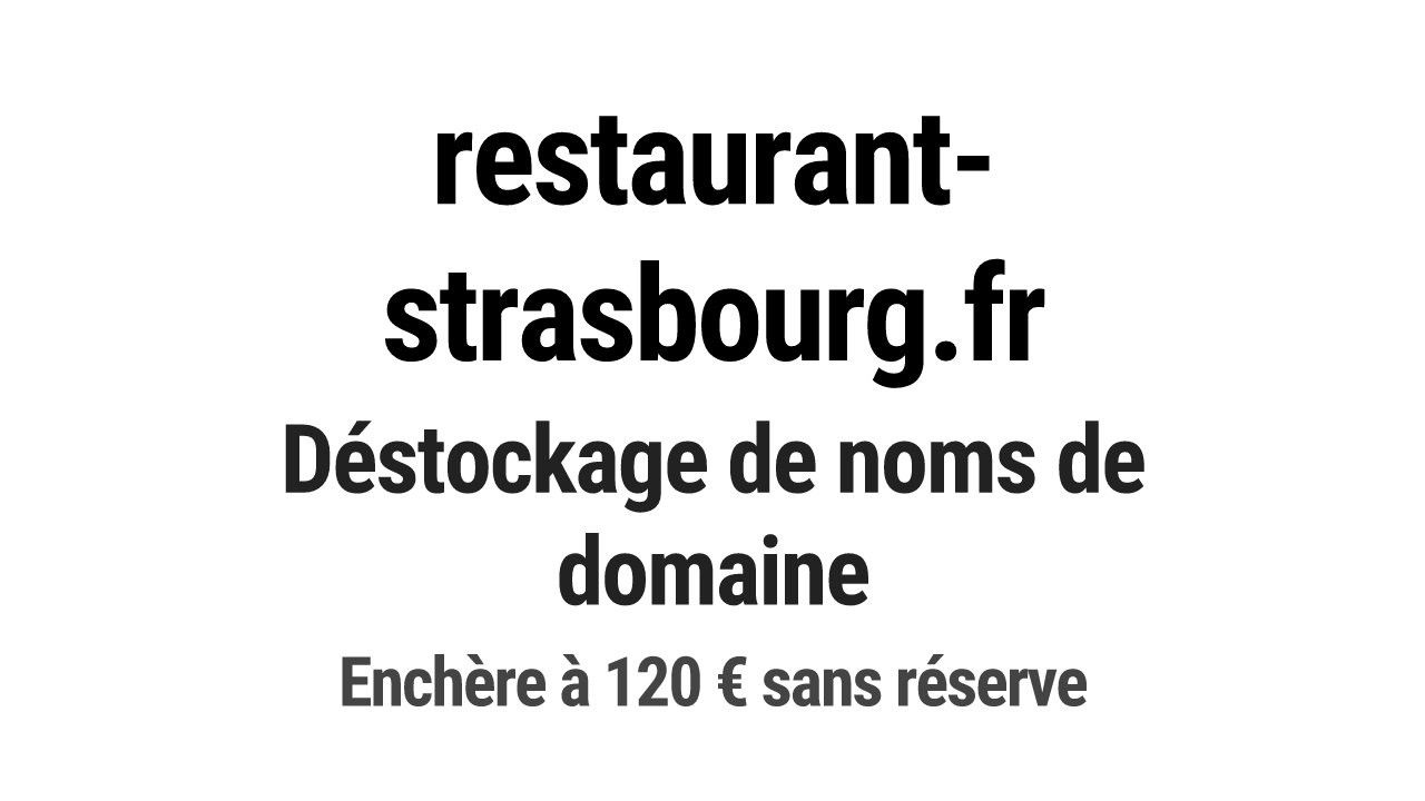 Destockage & Invendus