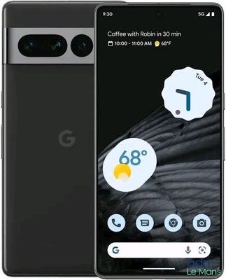 Le téléphone Google Pixel est présenté à côté d'une image du Google Pixel