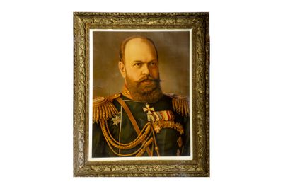 Alexandre III empereur de Russie Chromolithographie