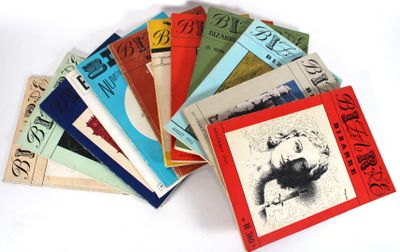 Revue Bizarre du N° 1 à 10. 10 volumes in-8° broché. Mai 195…
