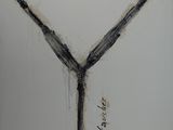 une image représentant un dessin de la lettre « y » sur une feuille de papier