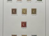 an image of a picture of a collection of stamps on a sheet of paper