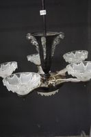 Magnifique lustre Art déco - création PETITOT pour EZAN - ab… (photo 2)