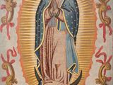 une image représentant un tableau de la Vierge de Guadalupe