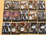 beaucoup de cartes sur la table
