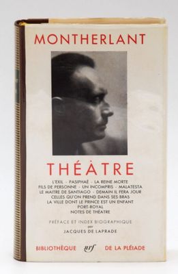 a book with a picture of a man in glasses on it
