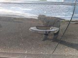 a cat that is sitting on the door of a car
