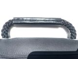a close up of a bag with a handle on it