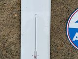 a sticker on the ground next to a sticker on the ground