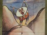 an image of a movie poster for the film lettamour with a man on top of a giant hand